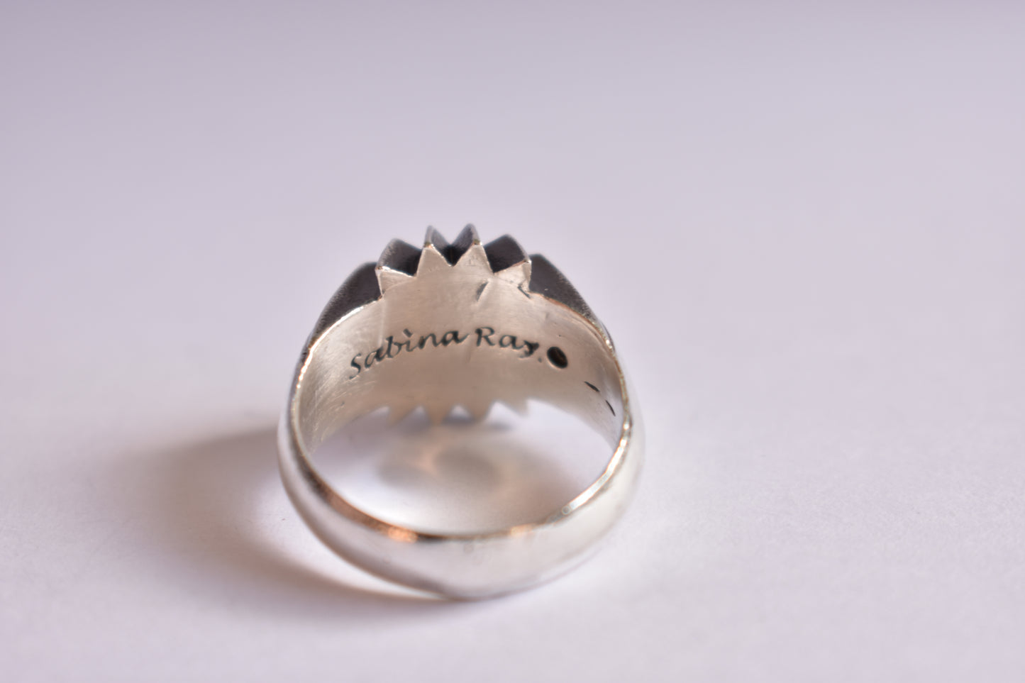 Sterling Silver and Anatomical Heart Ring
