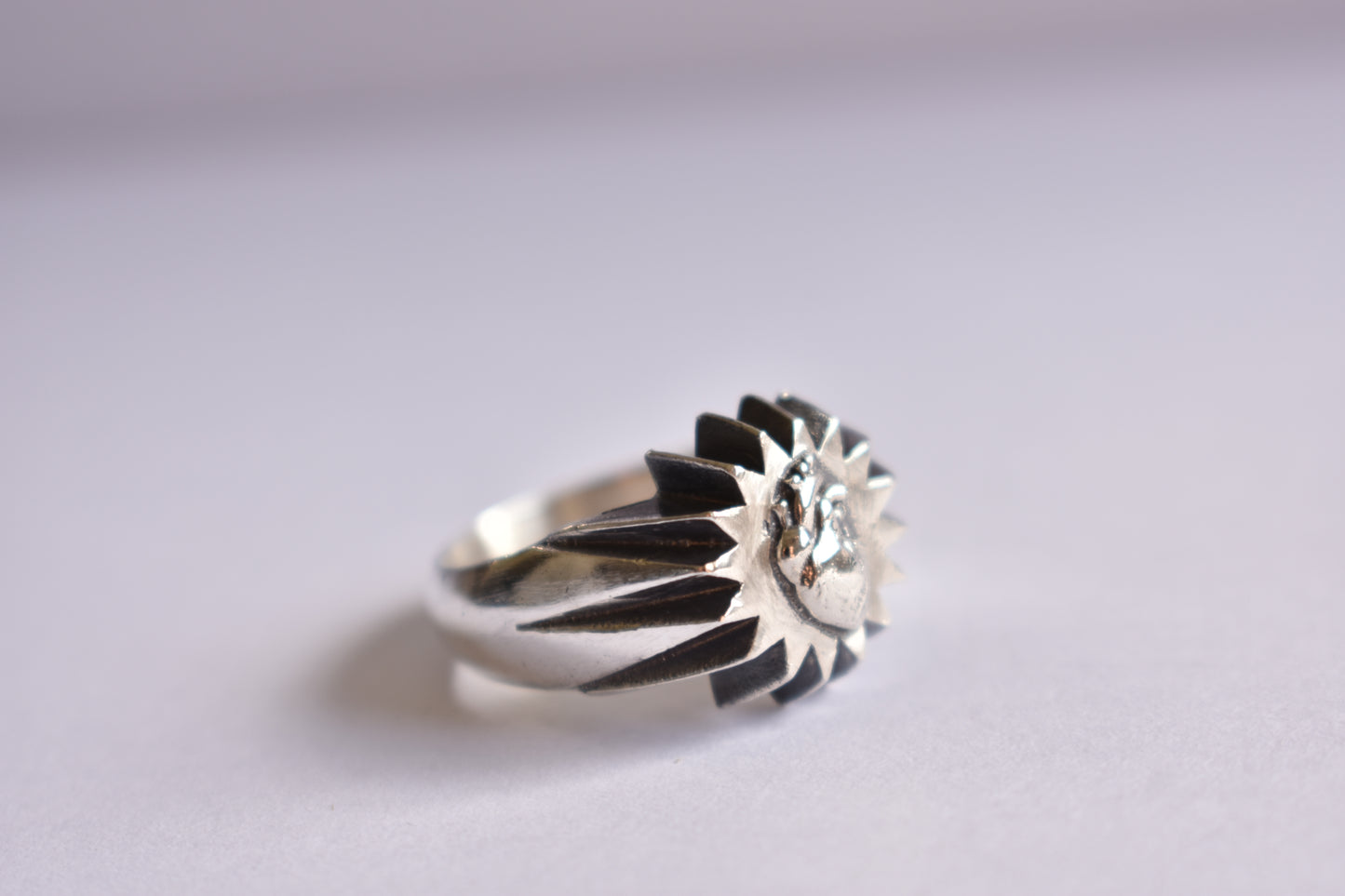 Sterling Silver and Anatomical Heart Ring
